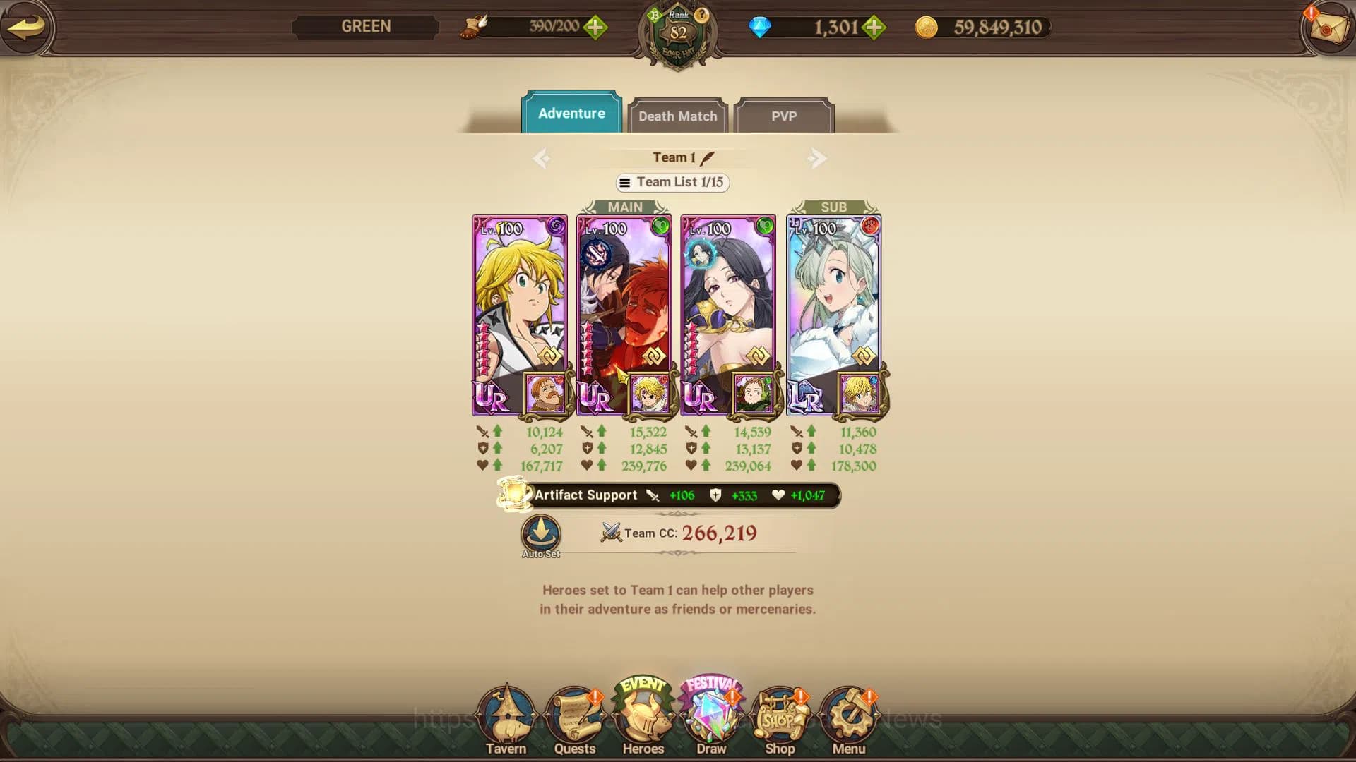 The Seven Deadly Sins: Grand Cross Accounts Global|5,2M CC|1301 DM|2 LR+9 UR+Collab FF,Blessin image 12