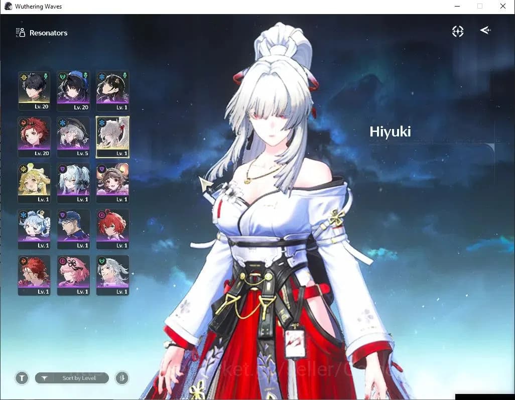 Wuthering Waves Accounts SEA|UL 20|1 Limited| Hiyuki |Data Bank Lv 1|MC Mal image 2
