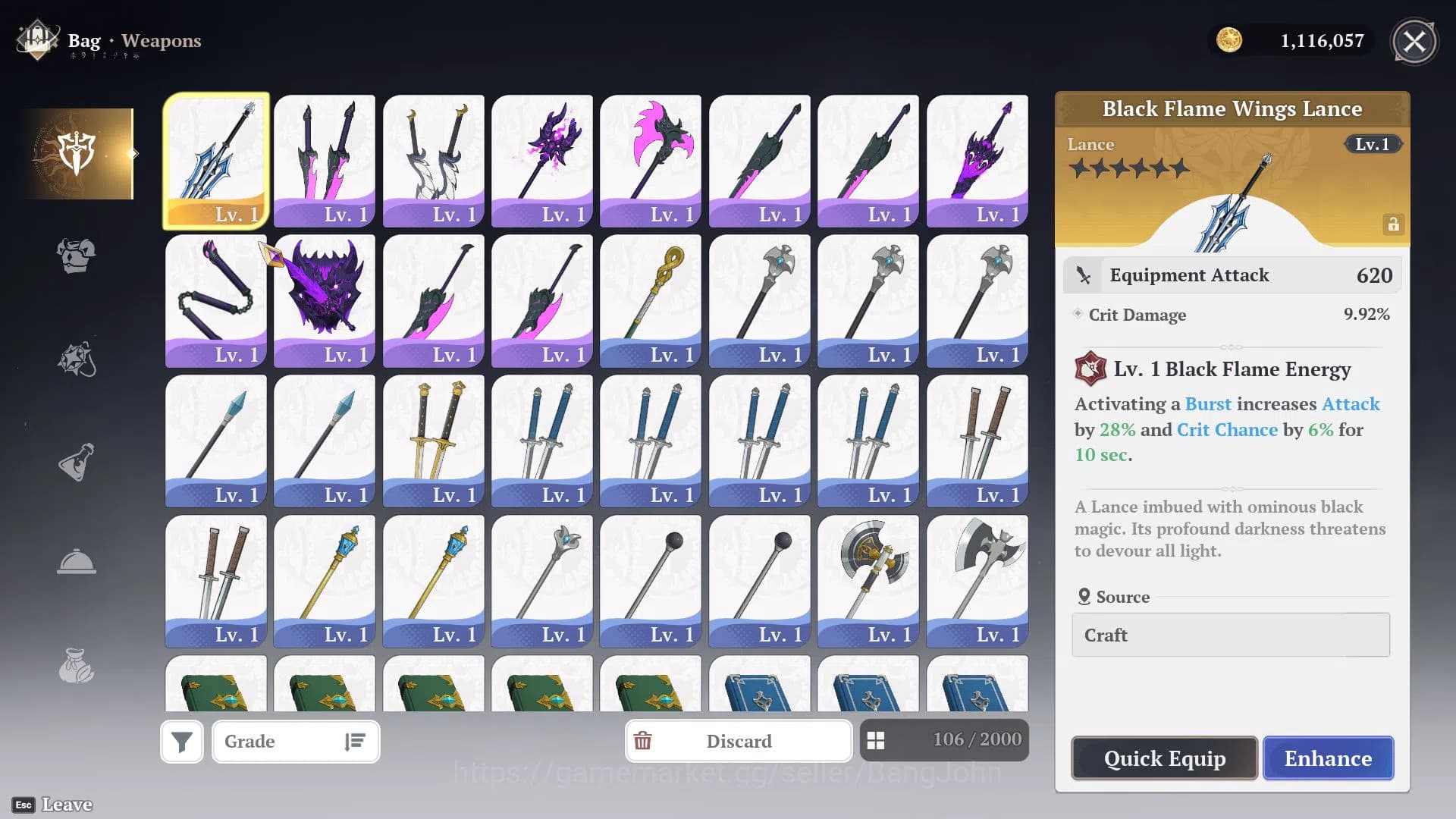 The Seven Deadly Sins: Origin Accounts EU Fresh Starter Lv2 WL1 | 2SSR Escanor + Guila (S image 5