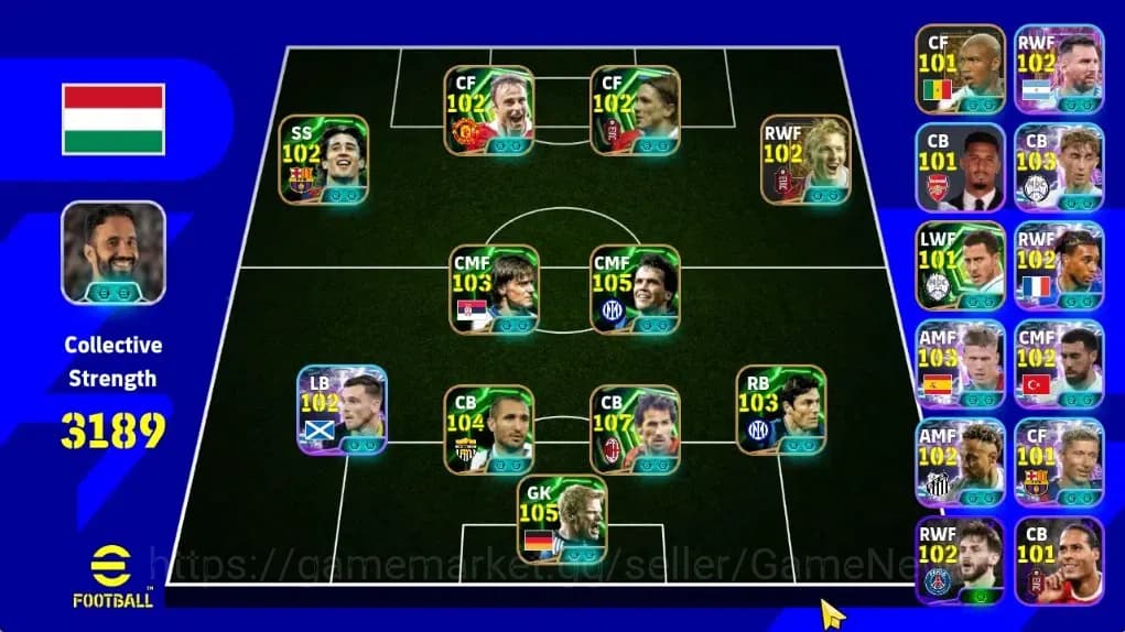 eFootball Accounts Android|Franco Baresi,Lothar Mattaus,Oliver Kahn,G image 1