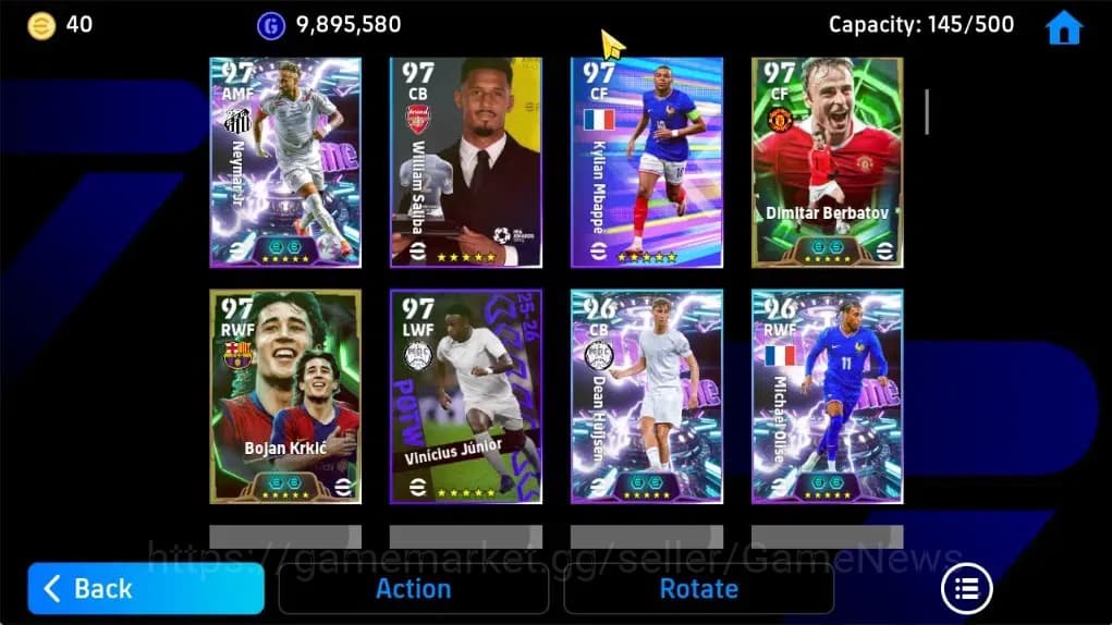 eFootball Accounts Android|Franco Baresi,Lothar Mattaus,Oliver Kahn,G image 18