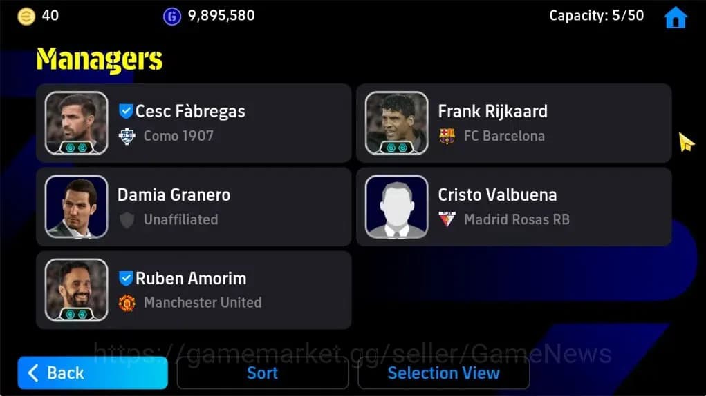 eFootball Accounts Android|Franco Baresi,Lothar Mattaus,Oliver Kahn,G image 4