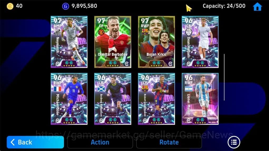 eFootball Accounts Android|Franco Baresi,Lothar Mattaus,Oliver Kahn,G image 6