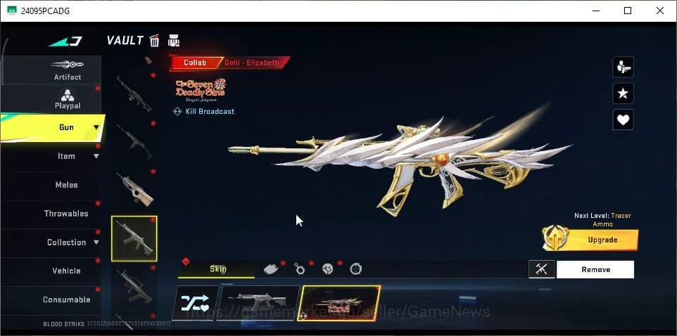 Blood Strike Accounts ASIA|Artifact EVO-Nexus|ETERNAL M700|3 Melee[Light image 13