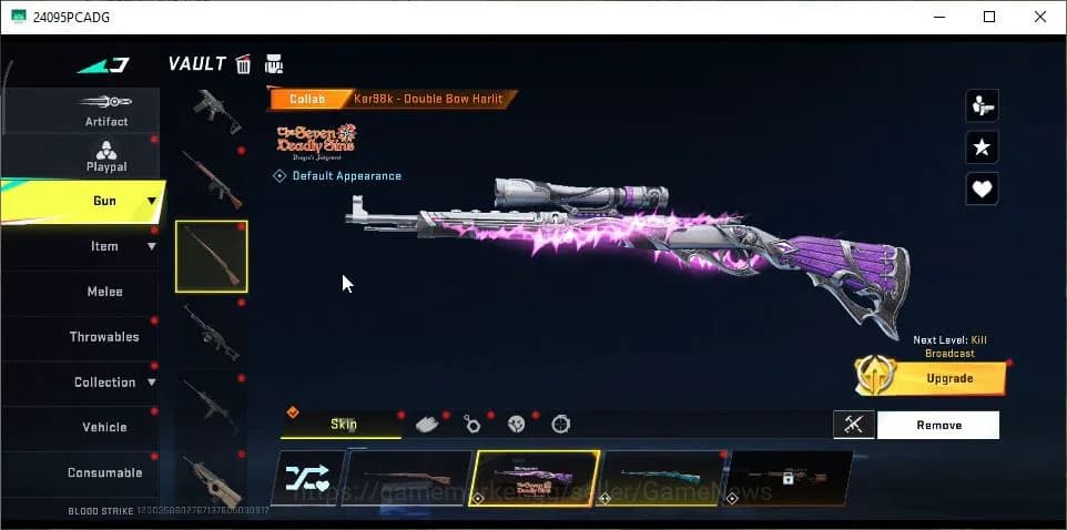 Blood Strike Accounts ASIA|Artifact EVO-Nexus|ETERNAL M700|3 Melee[Light image 15