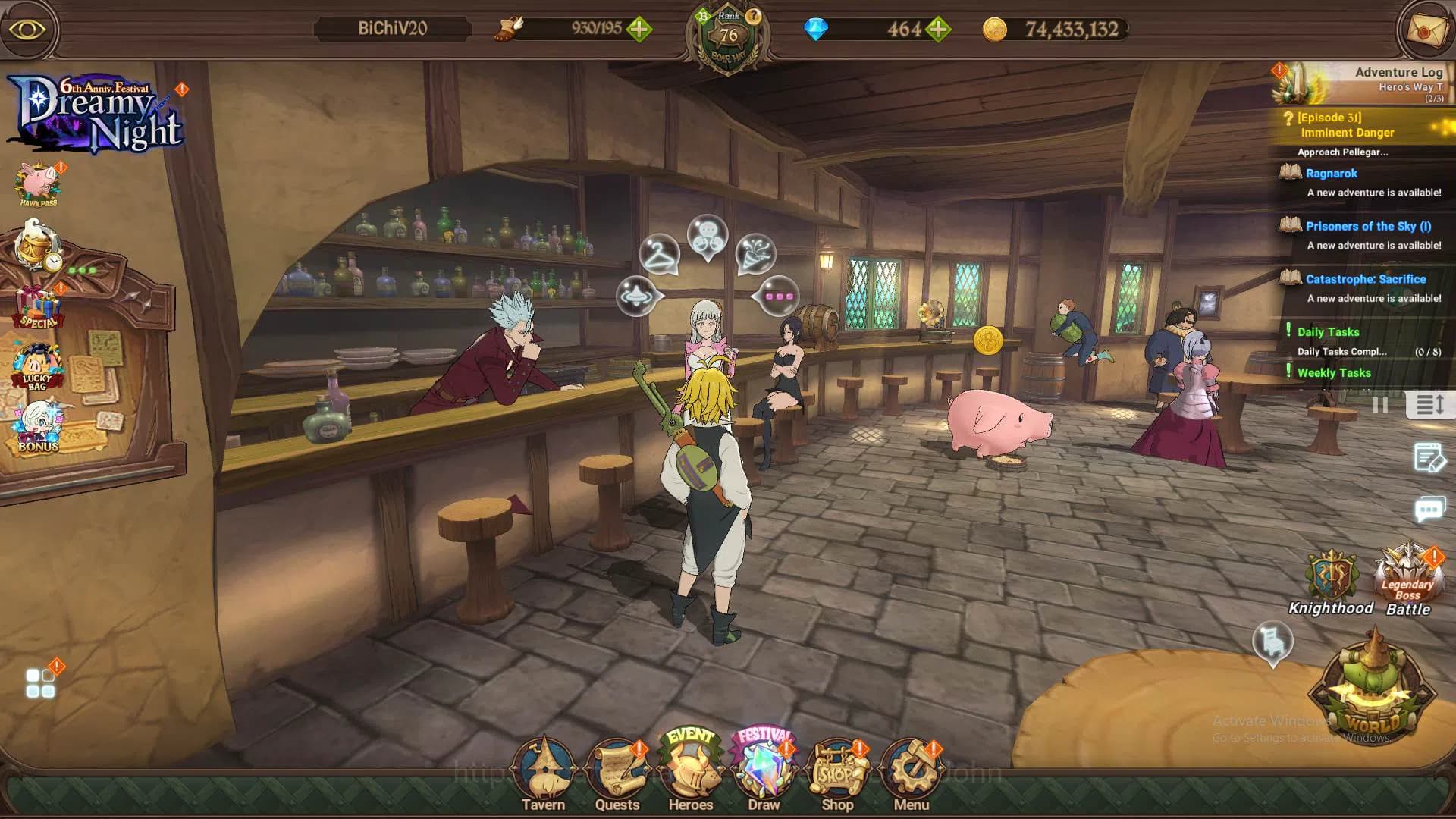The Seven Deadly Sins: Grand Cross Accounts 29.48 image 1