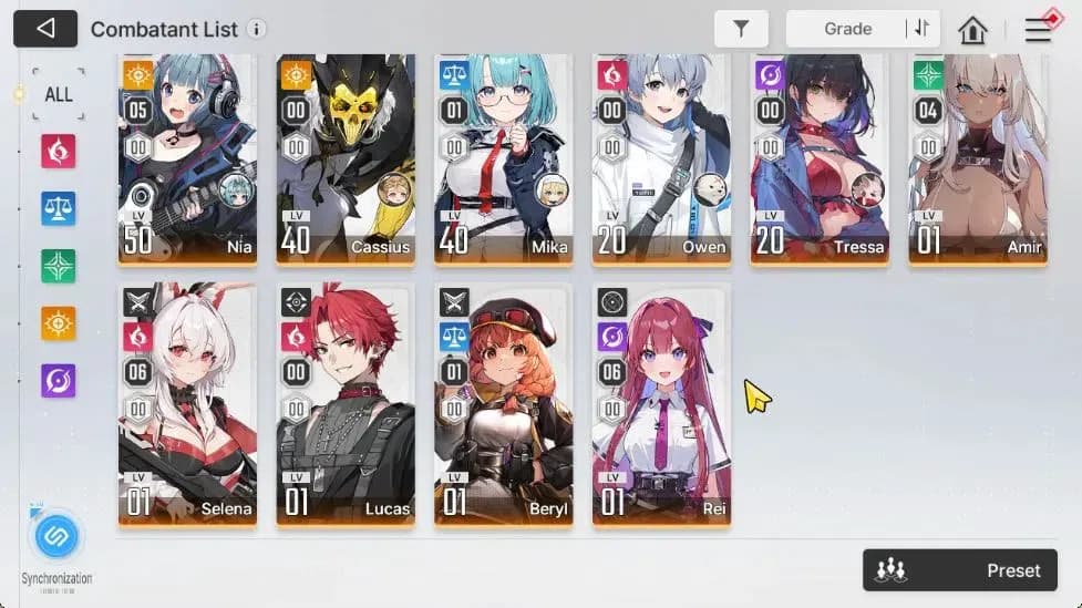Chaos Zero Nightmare Accounts GLOBAL Lv50|6 SSR[(HeidemarieM2,Orlea)+Sign,Diana, image 4