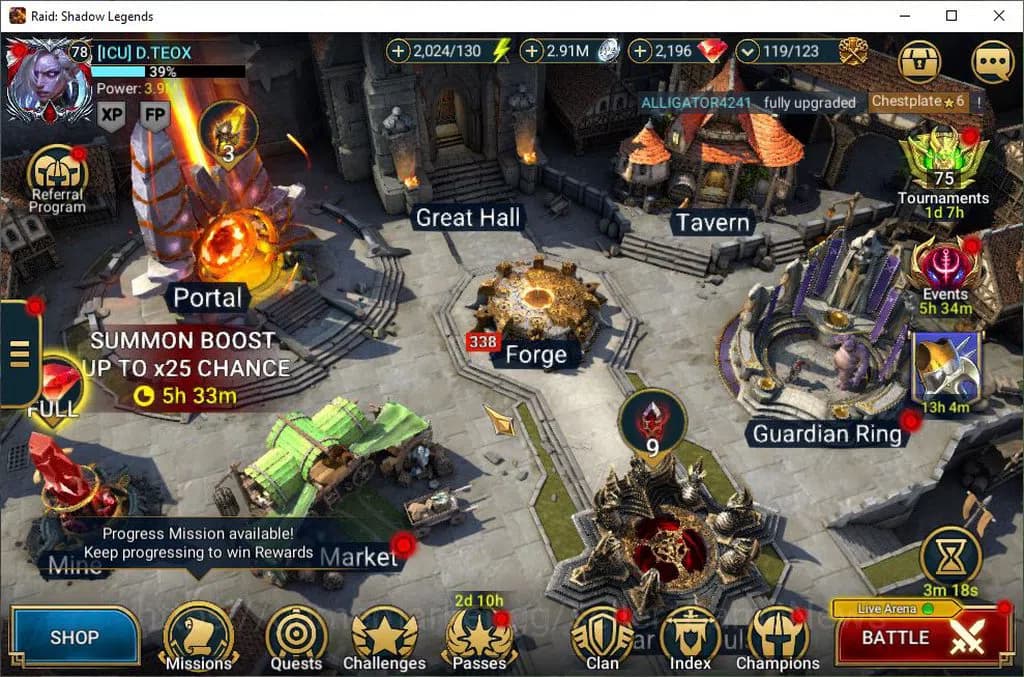 Raid: Shadow Legends Accounts Lv78 3,9M Power|3 Mythic(Embrys,L Mikage,Gharol)|7 image 1