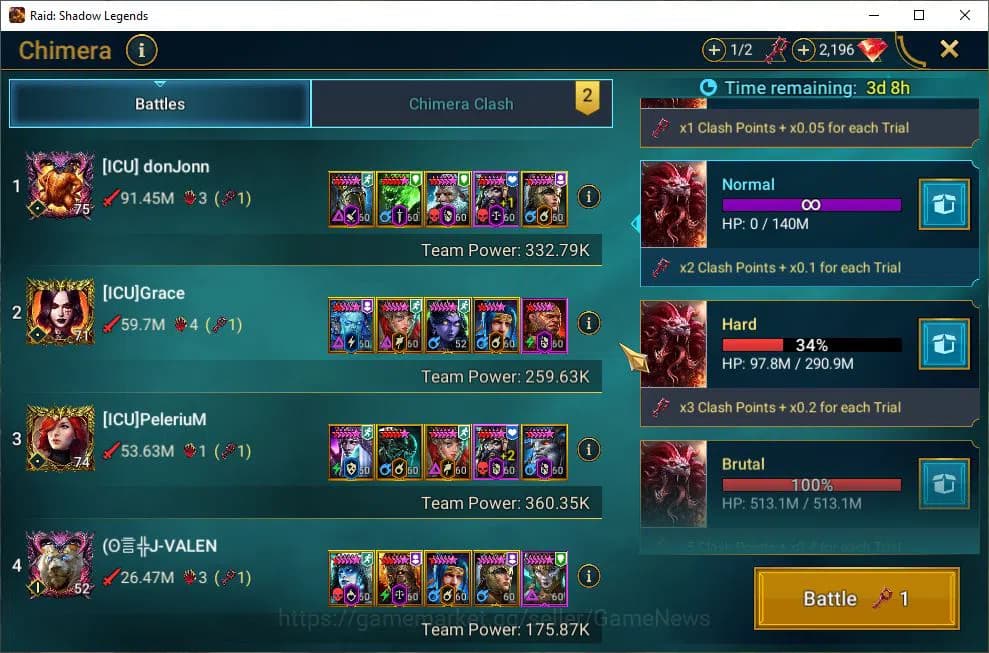 Raid: Shadow Legends Accounts Lv78 3,9M Power|3 Mythic(Embrys,L Mikage,Gharol)|7 image 2