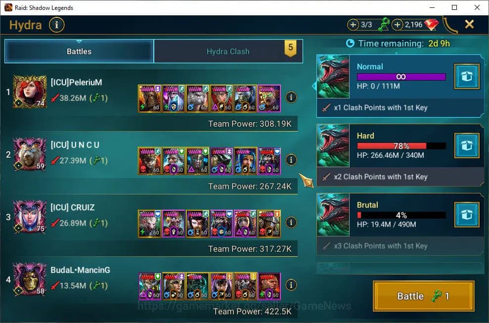 Raid: Shadow Legends Accounts Lv78 3,9M Power|3 Mythic(Embrys,L Mikage,Gharol)|7 image 3