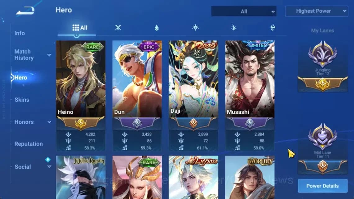 Honor of Kings Accounts Hero112 Skin273|Flawless(Kaizer),Mythic(Diao),AOT( image 9