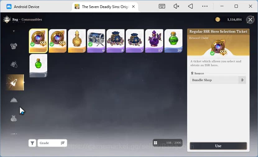 The Seven Deadly Sins: Origin Accounts EUROPE|FreshStarterLvl|3SSR|Escanor,Guila,Jericho+ image 4