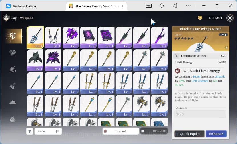 The Seven Deadly Sins: Origin Accounts EUROPE|FreshStarterLvl|3SSR|Escanor,Guila,Jericho+ image 5