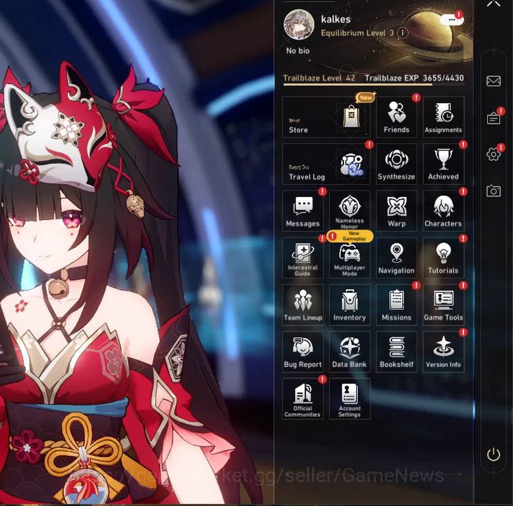 Honkai Star Rail Accounts ASIA|TL 42|3 Limited|Sparke,Silver Wolf 999,Robin| image 1