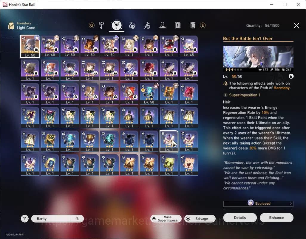Honkai Star Rail Accounts ASIA|TL 42|3 Limited|Sparke,Silver Wolf 999,Robin| image 9