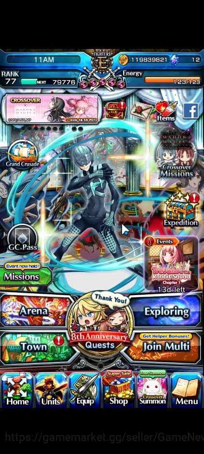 Grand Summoners Accounts Global|Rank 77|17 Ascend|InumutaTW,EmiyaTW,Summer image 1