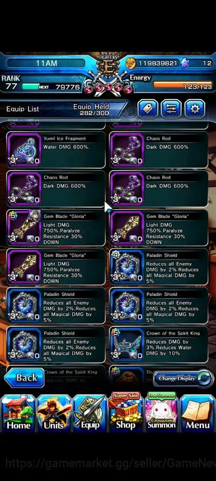 Grand Summoners Accounts Global|Rank 77|17 Ascend|InumutaTW,EmiyaTW,Summer image 10