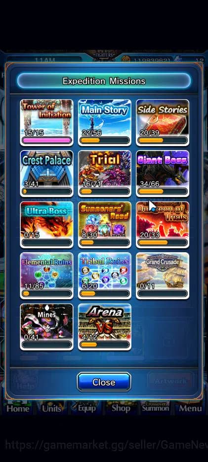 Grand Summoners Accounts Global|Rank 77|17 Ascend|InumutaTW,EmiyaTW,Summer image 13