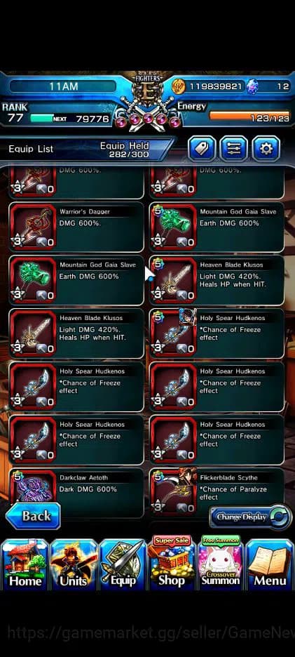 Grand Summoners Accounts Global|Rank 77|17 Ascend|InumutaTW,EmiyaTW,Summer image 8