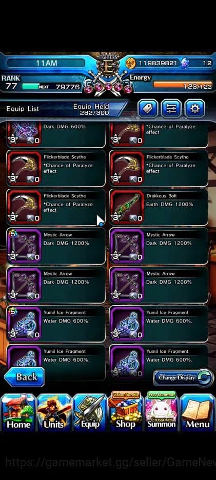 Grand Summoners Accounts Global|Rank 77|17 Ascend|InumutaTW,EmiyaTW,Summer image 9