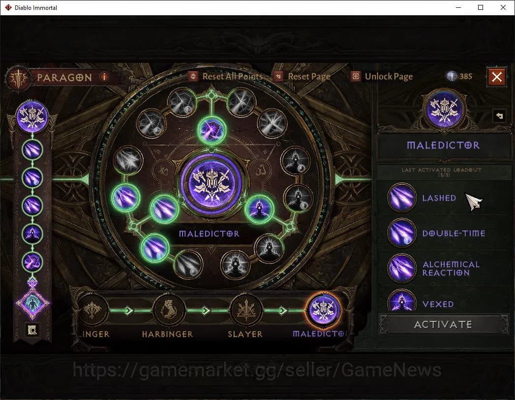 Diablo Immortal Accounts SEA-Izual|Lv60(585)|Necromancer|35kCr|Reso420|Male image 8