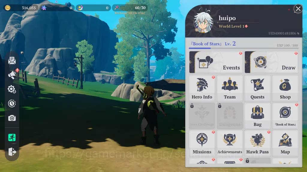 The Seven Deadly Sins: Origin Accounts EUROPE | Fresh Starter Lv 2 | 3SSR |Meliodas,Guila image 1