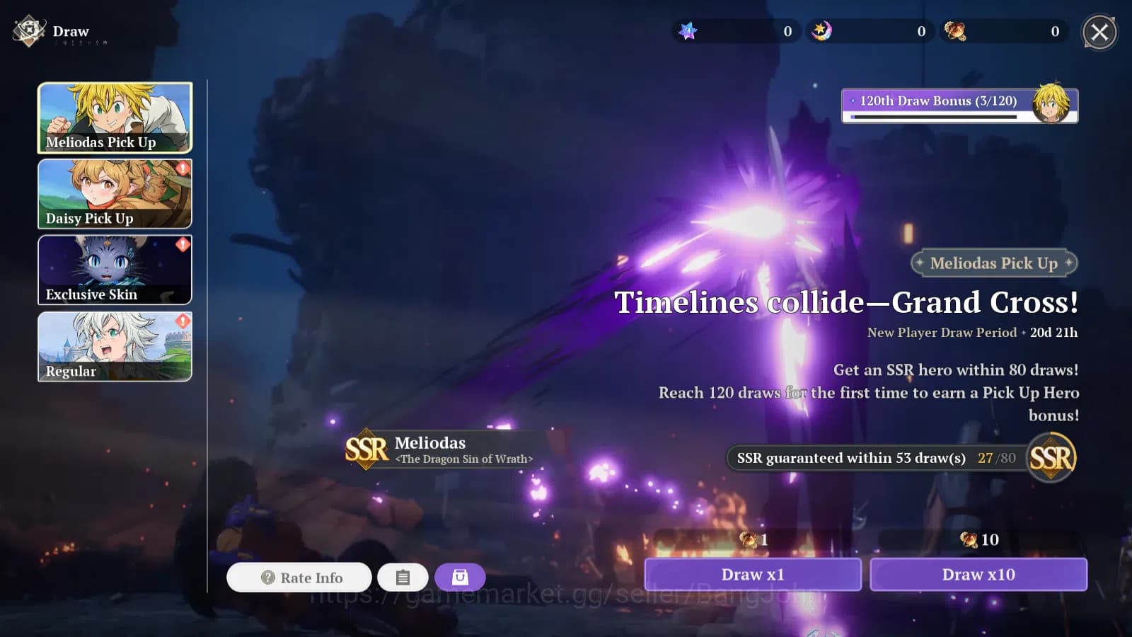 The Seven Deadly Sins: Origin Accounts EUROPE | Fresh Starter Lv 2 | 3SSR |Meliodas,Guila image 3