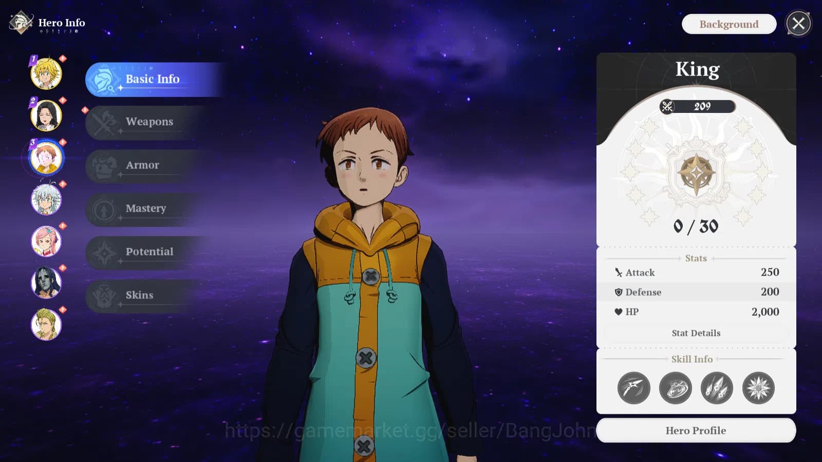 The Seven Deadly Sins: Origin Accounts EUROPE | Fresh Starter Lv 2 | 3SSR |Meliodas,Guila image 8