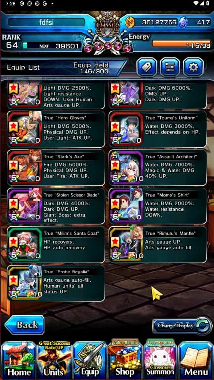 Grand Summoners Accounts GLOBAL | Ascend 19 | Saitama TW, Houka TW, S Miyu image 10