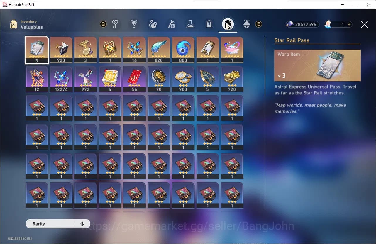 Honkai Star Rail Accounts Asia TL 68 | 15 Limit | Prime Team SW999 + Sign | image 5