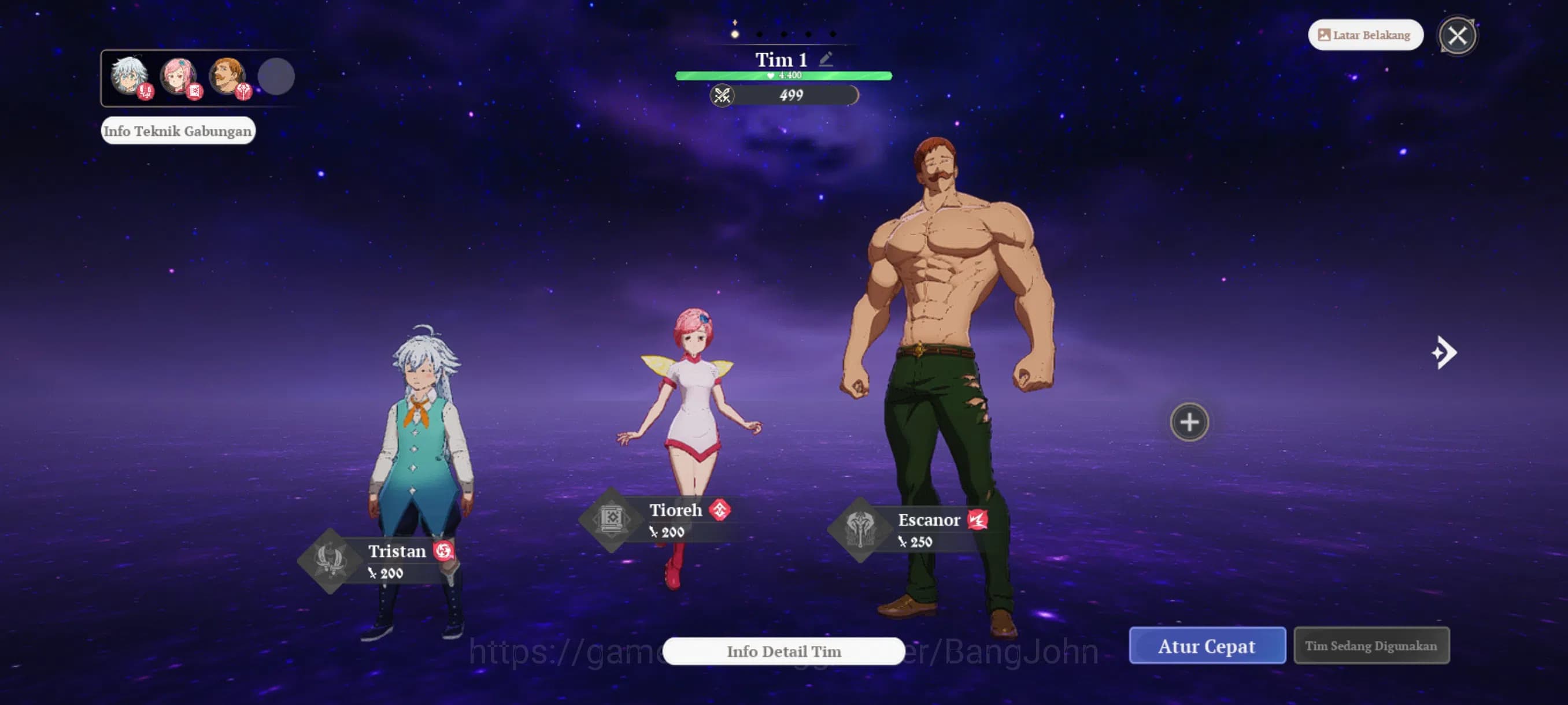 The Seven Deadly Sins: Origin Accounts EUROPE | Fresh Starter Lvl 2 |2 SSR| Escanor , Gui image 4