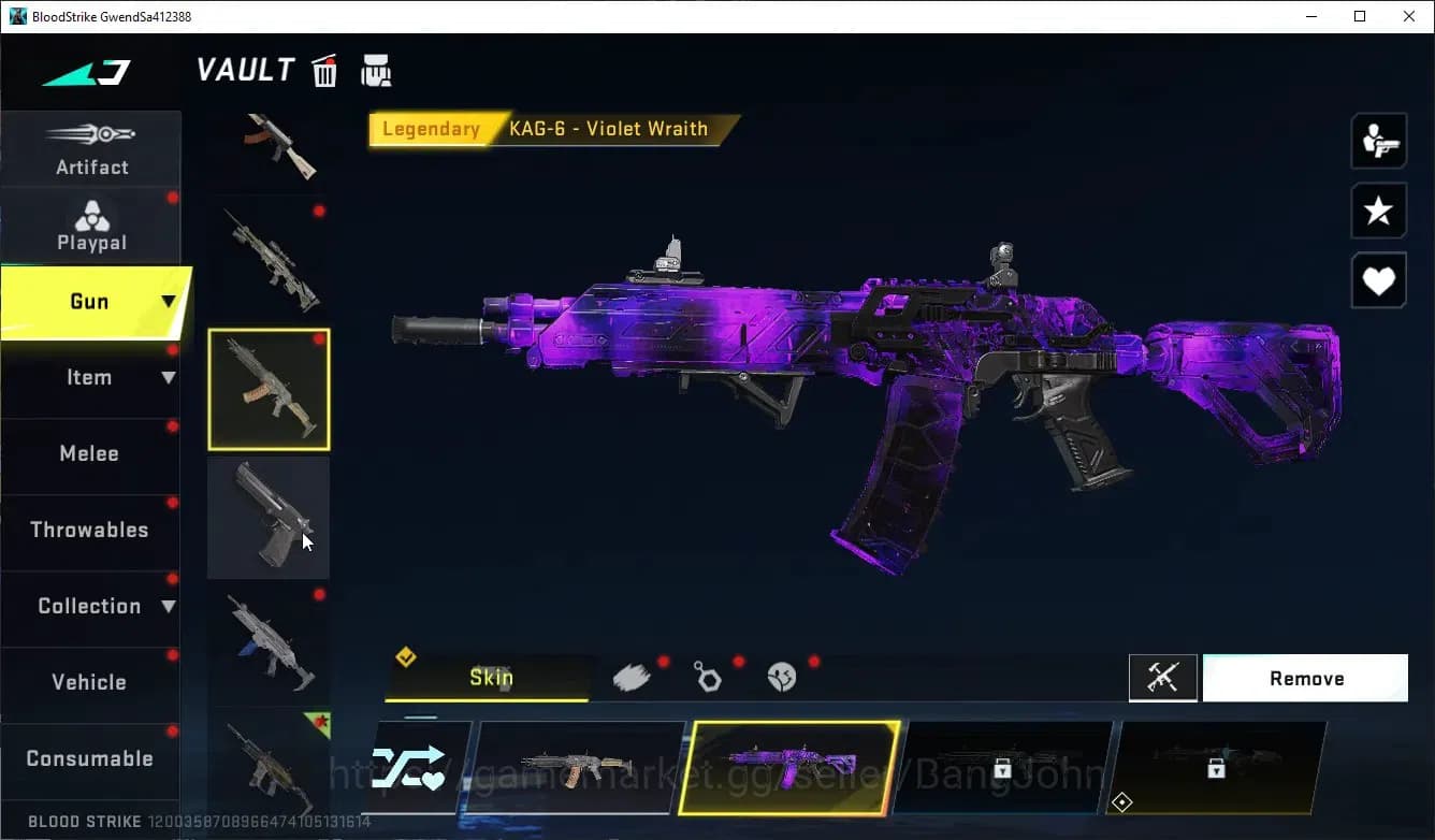 Blood Strike Accounts ASIA|ULTRA,ETHAN,M4A1|LEGENDARY SKIN 3 MORE DETAIL image 8