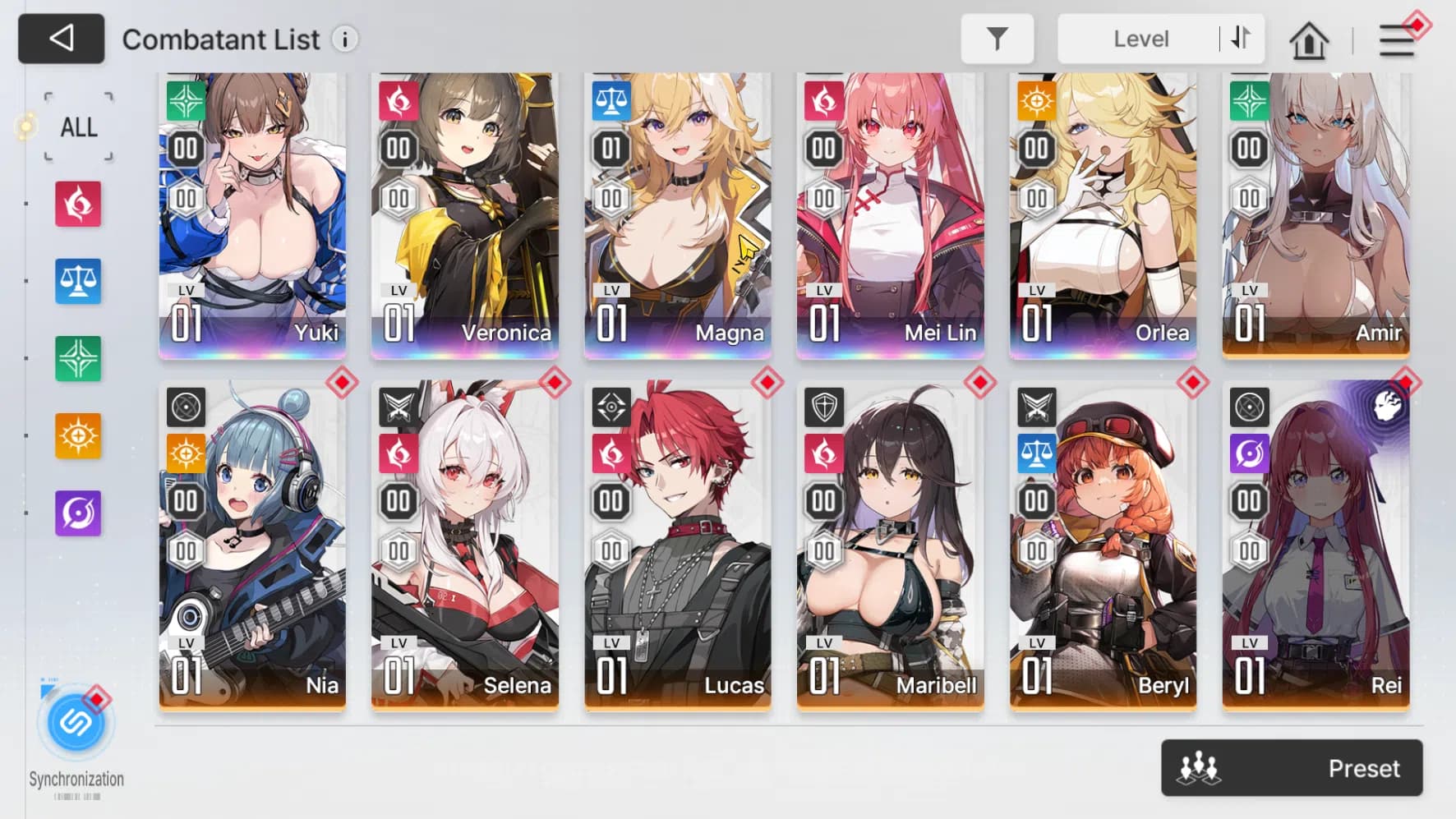 Chaos Zero Nightmare Accounts "GLOBAL | Lv 54 | 8 Limit, Heidemarie EM 2, Tipher image 4