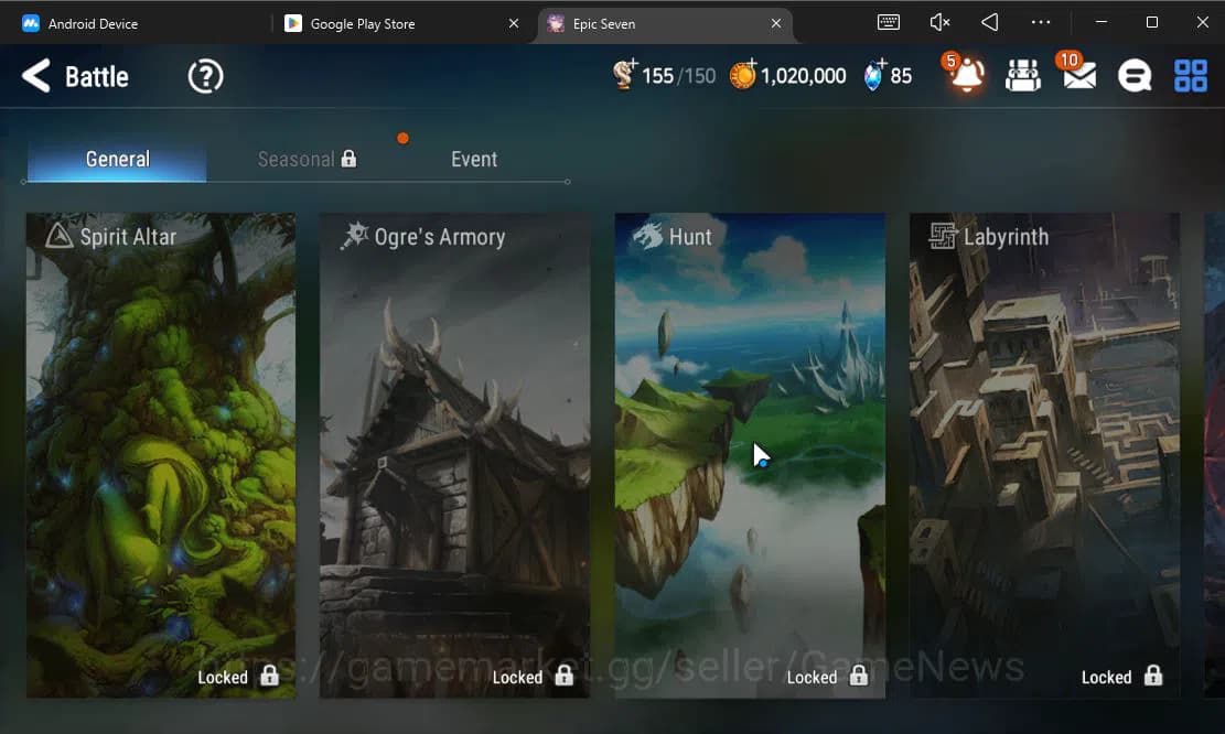 Epic Seven Accounts GLOBAL Unverif|Fresh Starter|1 ML[Martial Artist K image 11