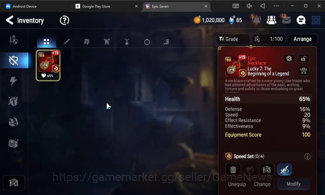 Epic Seven Accounts GLOBAL Unverif|Fresh Starter|1 ML[Martial Artist K image 12