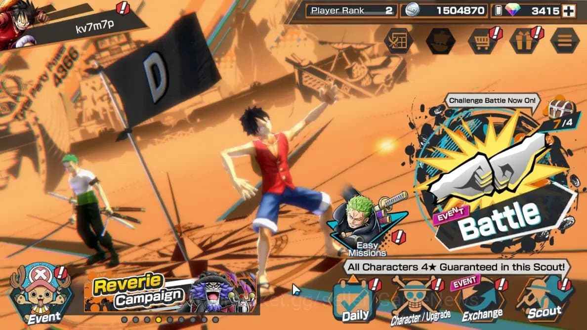 One Piece Bounty Rush Accounts Global| Starter |Ready Gacha 3,4K Rainbow Diamond| image 1