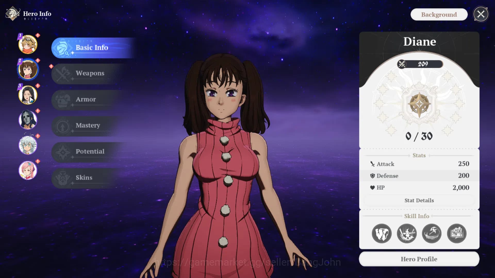 The Seven Deadly Sins: Origin Accounts EUROPE | Fresh Starter Lvl 2 |3 SSR| Daisy, Diane, image 10