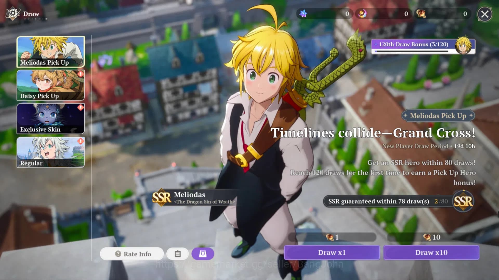 The Seven Deadly Sins: Origin Accounts EUROPE | Fresh Starter Lvl 2 |3 SSR| Daisy, Diane, image 5