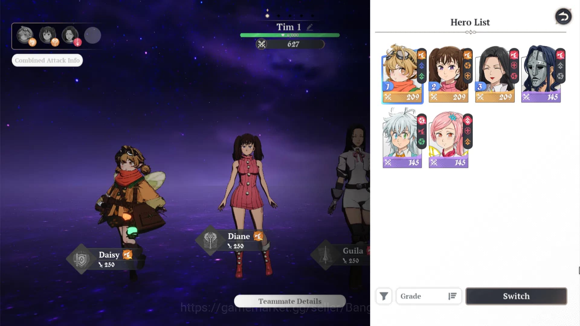 The Seven Deadly Sins: Origin Accounts EUROPE | Fresh Starter Lvl 2 |3 SSR| Daisy, Diane, image 8