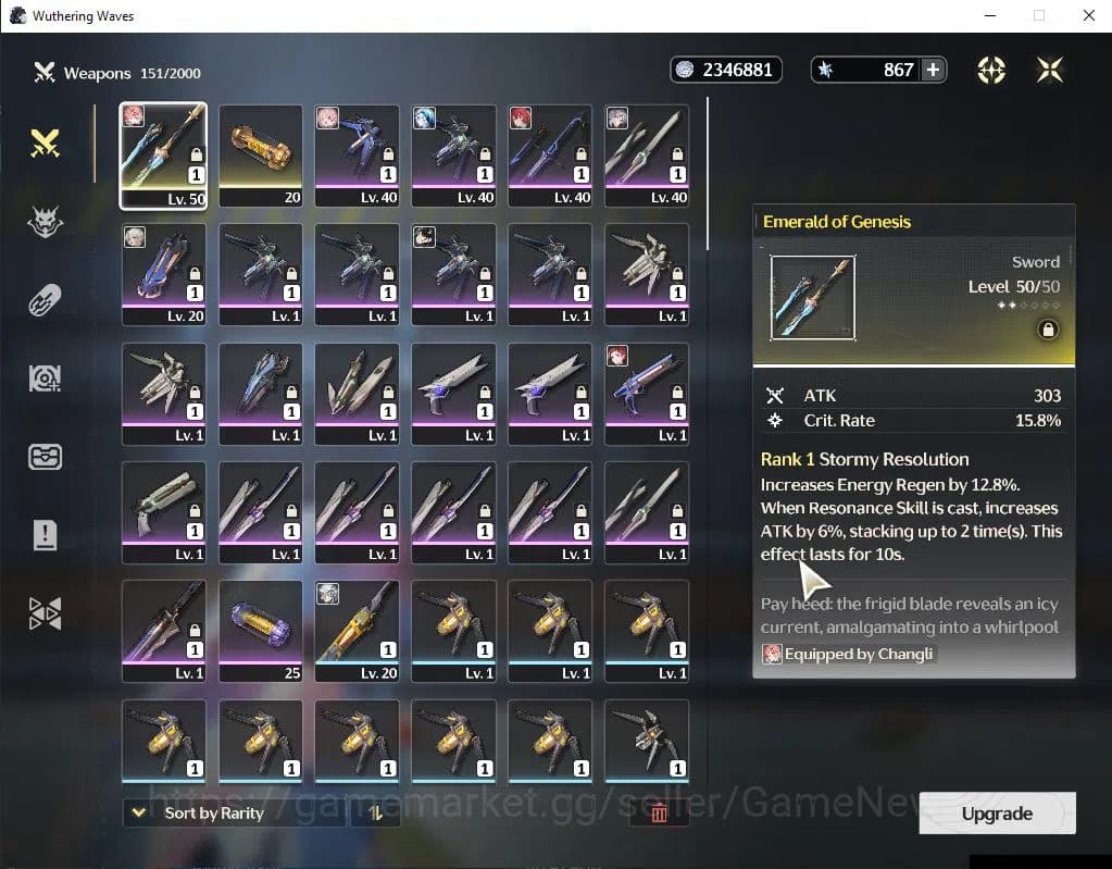 Wuthering Waves Accounts SEA | UL 29 | 3 Limited | Lynae, Changli, Shorekee image 12