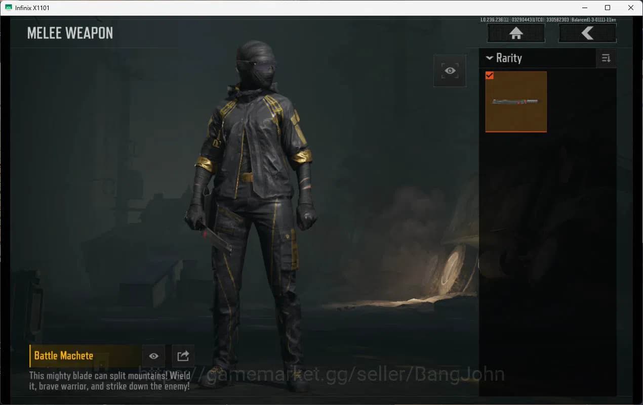 Arena Breakout Accounts MOBILE|SV 103M|CV 71M|2 Document+2 Utopia|Machete image 14