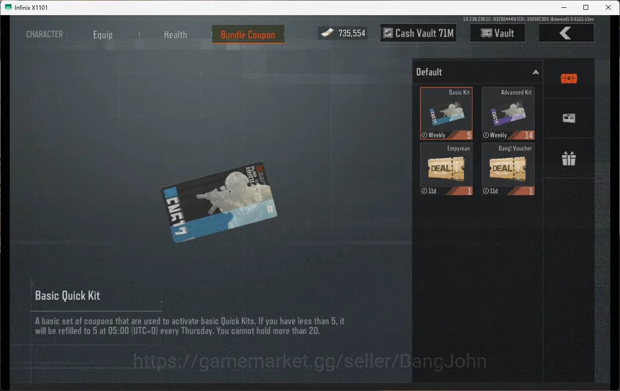 Arena Breakout Accounts MOBILE|SV 103M|CV 71M|2 Document+2 Utopia|Machete image 16