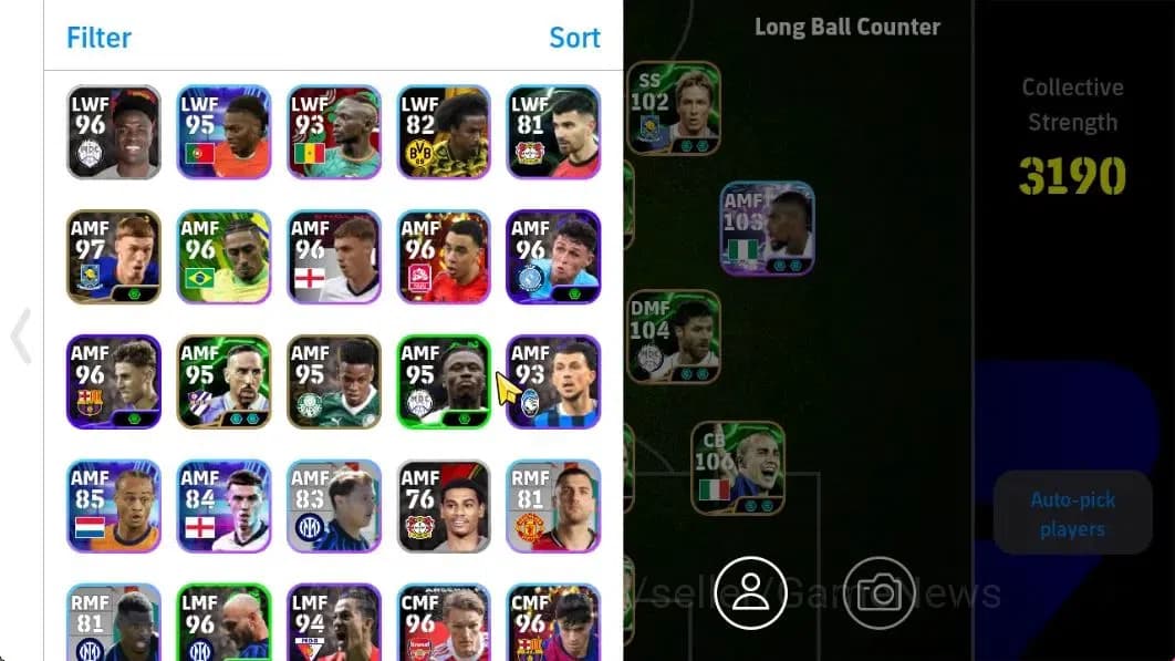 eFootball Accounts Android|Fabio Carnavaro,Gabriel Batistuta,Oliver K image 3