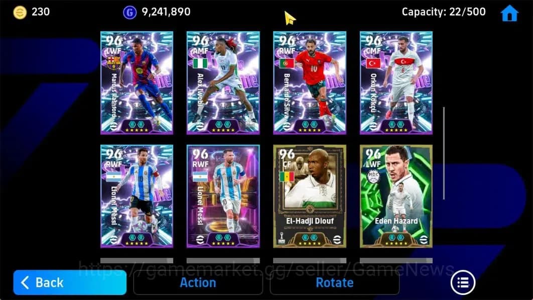 eFootball Accounts Android|Fabio Carnavaro,Gabriel Batistuta,Oliver K image 7