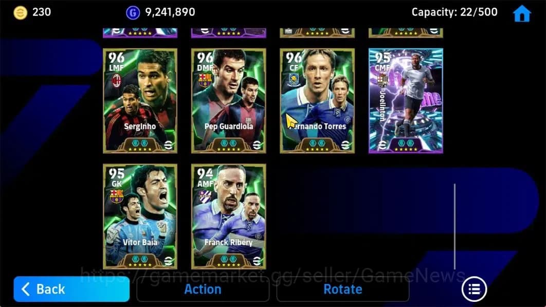 eFootball Accounts Android|Fabio Carnavaro,Gabriel Batistuta,Oliver K image 8