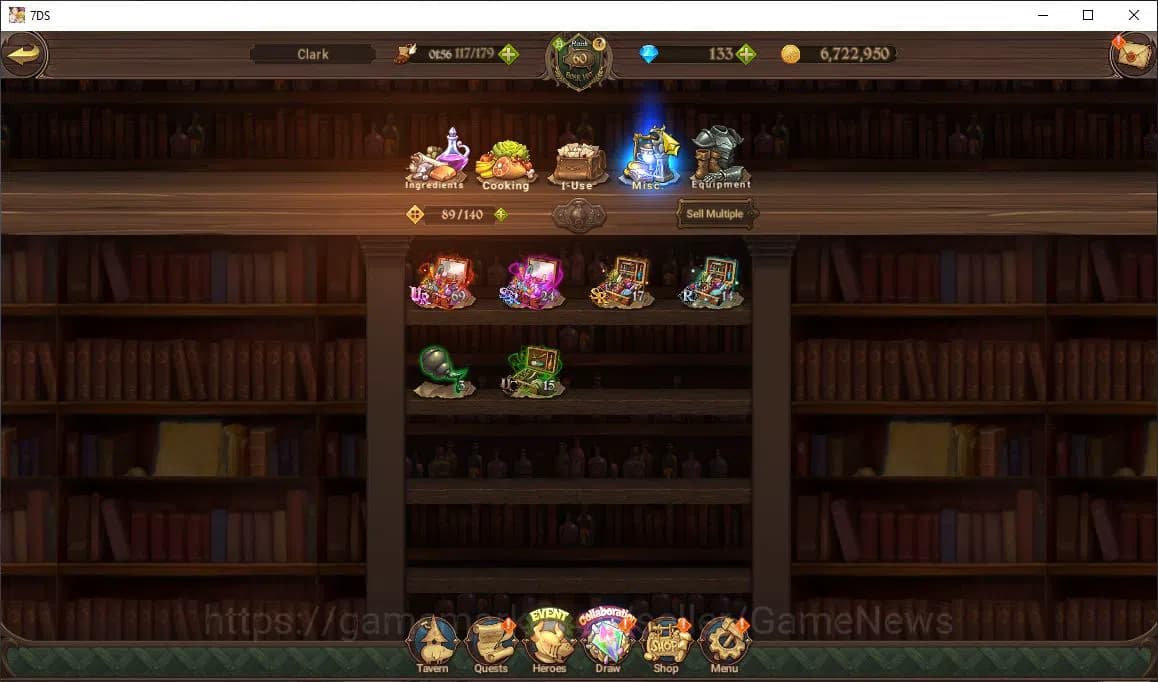 The Seven Deadly Sins: Grand Cross Accounts Global|1M CC|133 DM|2 LR+3 UR+ Collab ReZero|Helbr image 3