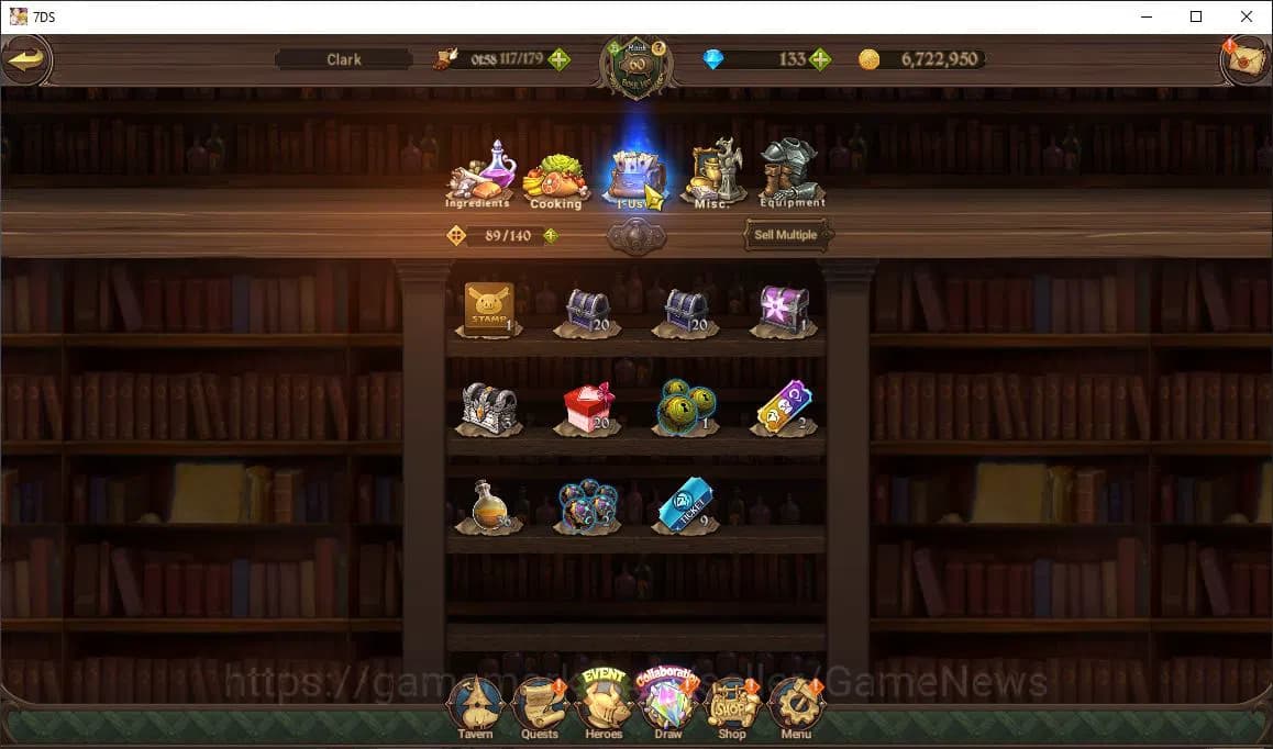 The Seven Deadly Sins: Grand Cross Accounts Global|1M CC|133 DM|2 LR+3 UR+ Collab ReZero|Helbr image 4