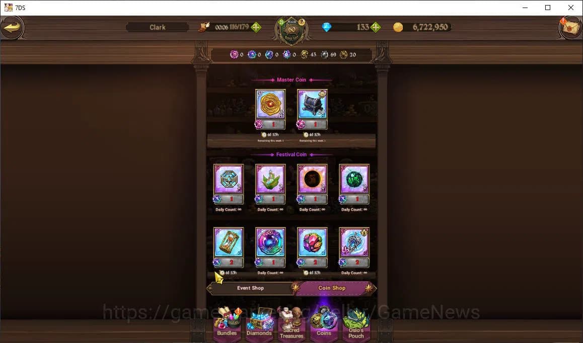 The Seven Deadly Sins: Grand Cross Accounts Global|1M CC|133 DM|2 LR+3 UR+ Collab ReZero|Helbr image 7