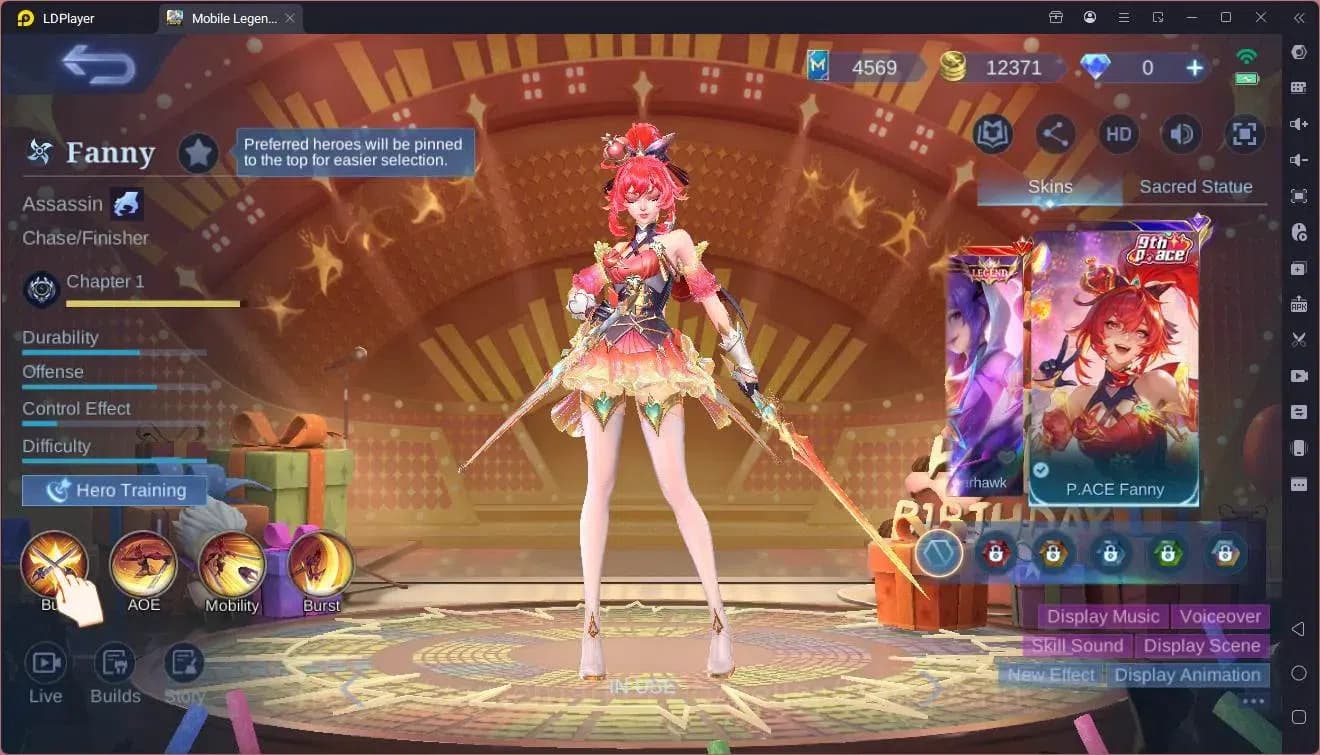 Mobile Legends: Bang Bang Accounts Global|Hero 121|Skin 243|Renowned|KOF Karina,Guine image 1
