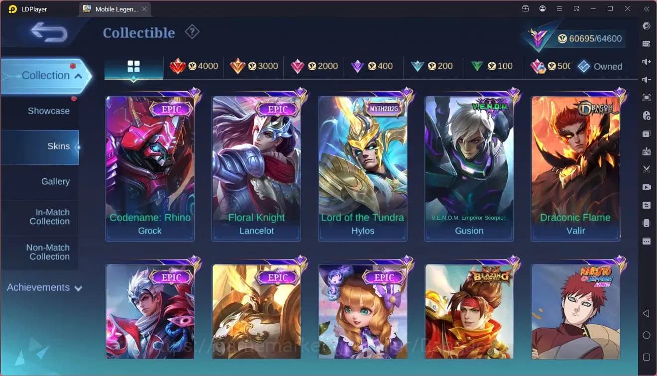 Mobile Legends: Bang Bang Accounts Global|Hero 121|Skin 243|Renowned|KOF Karina,Guine image 12